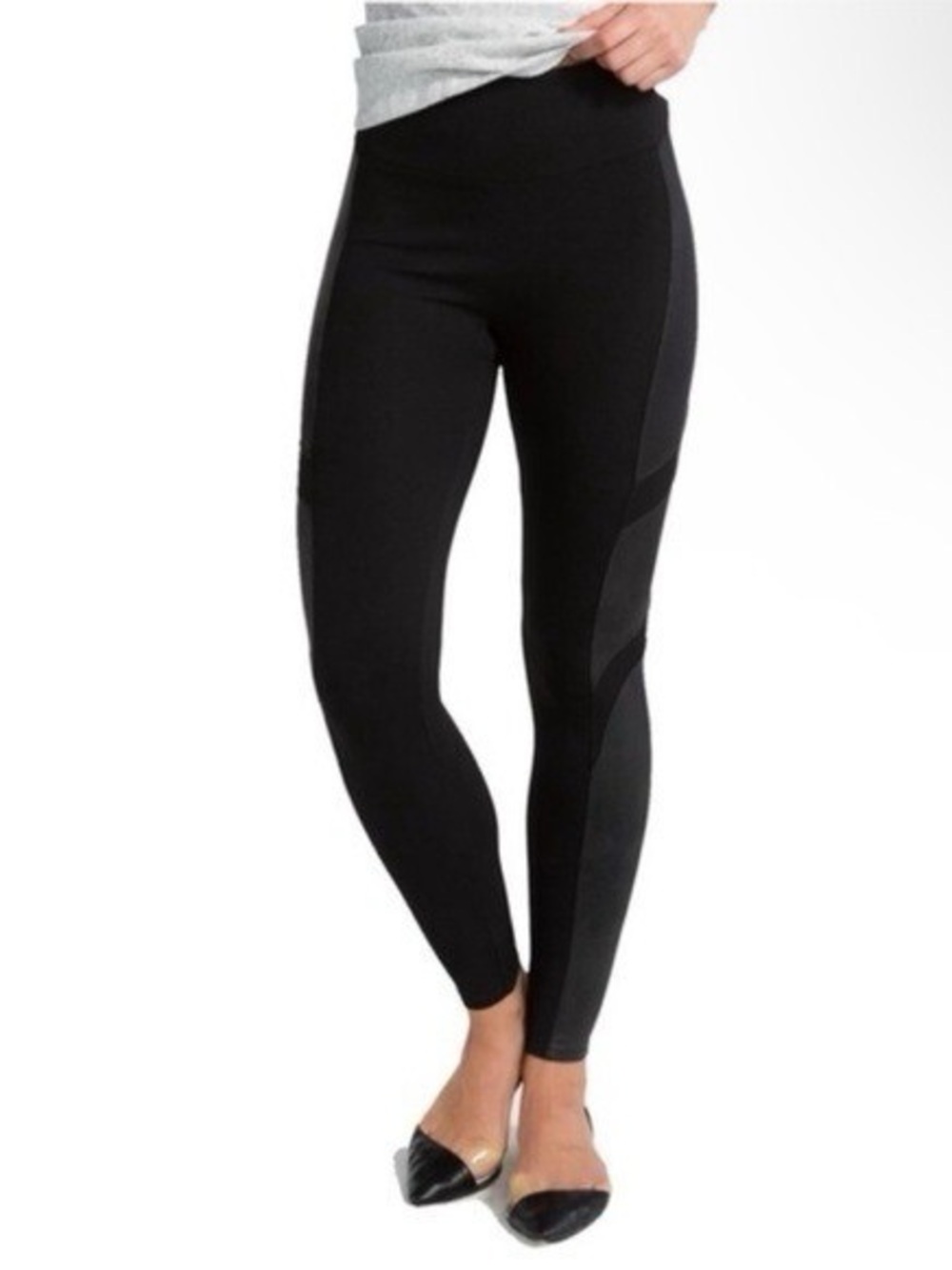 Spanx Moto Faux Leather Leggings